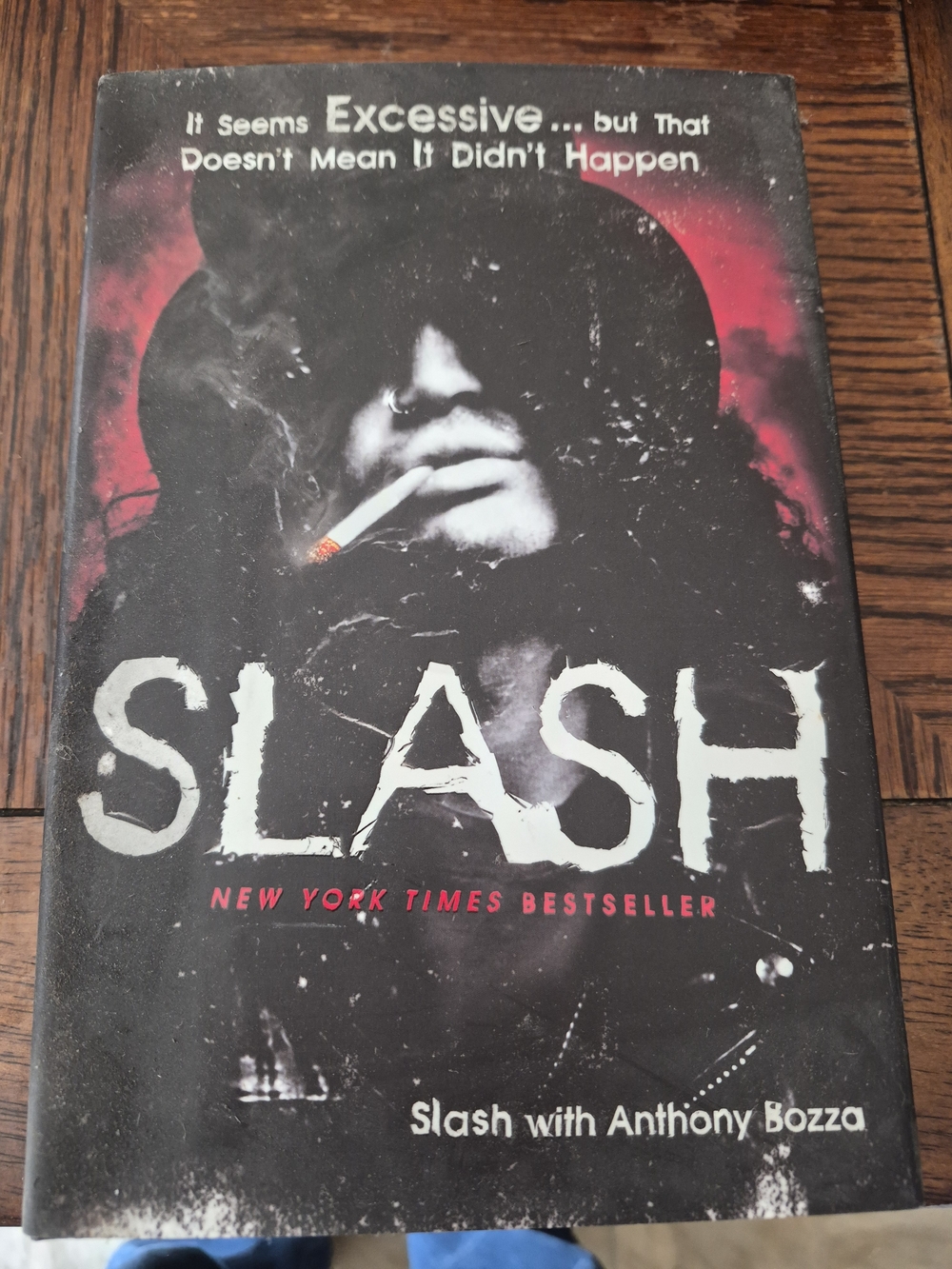 Slash Hardcover Book with Black and Red Cover